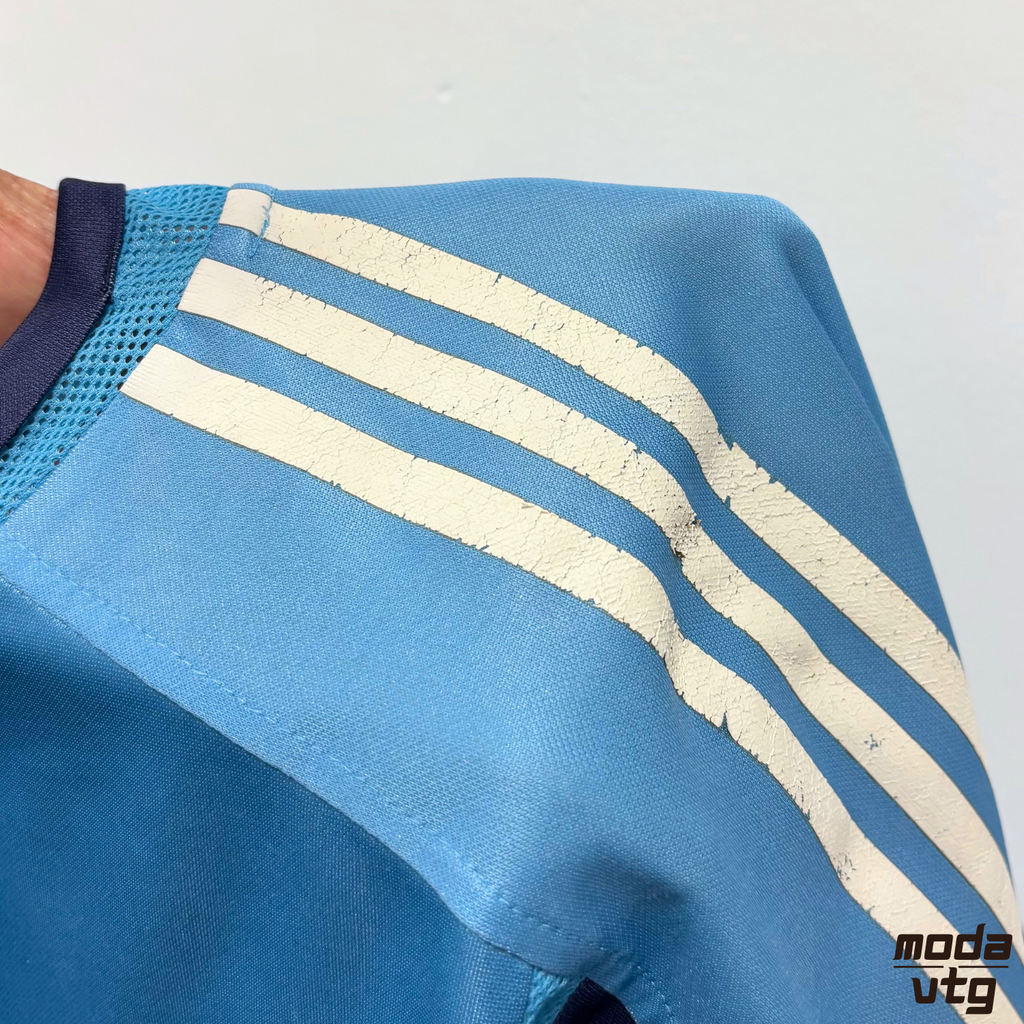 Vintage Y2K 2004/05 Marseille Away Kit Blue Large Retro