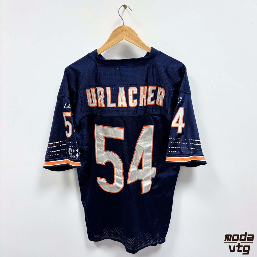 Vintage Y2K Reebok Chicago Bears Jersey Blue XL NFL #54