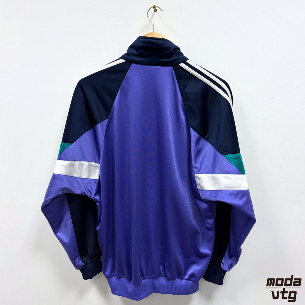 Vintage 90s Adidas Track Jacket Purple Large Retro Unisex