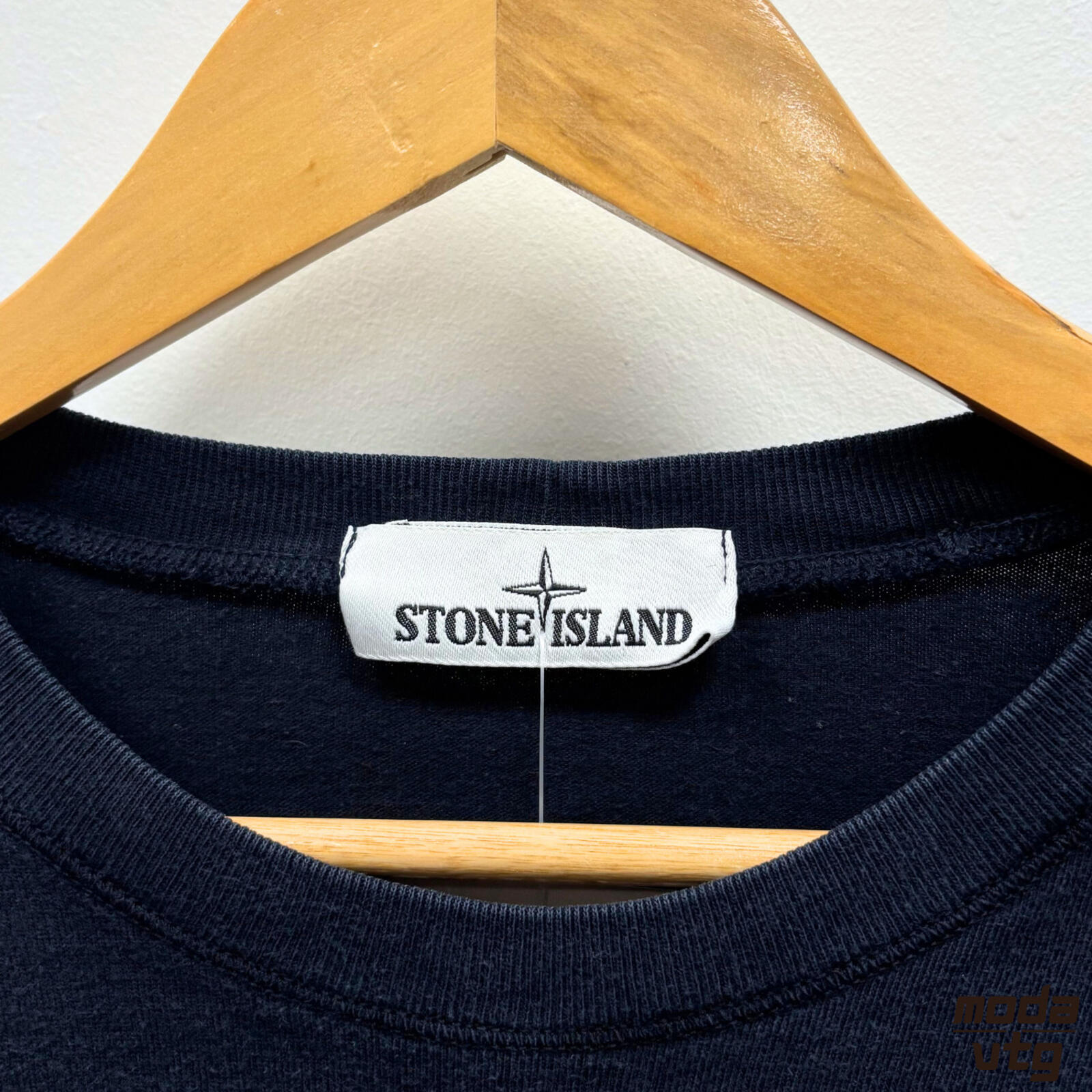 Vintage Y2K Stone Island Sweatshirt Navy Small