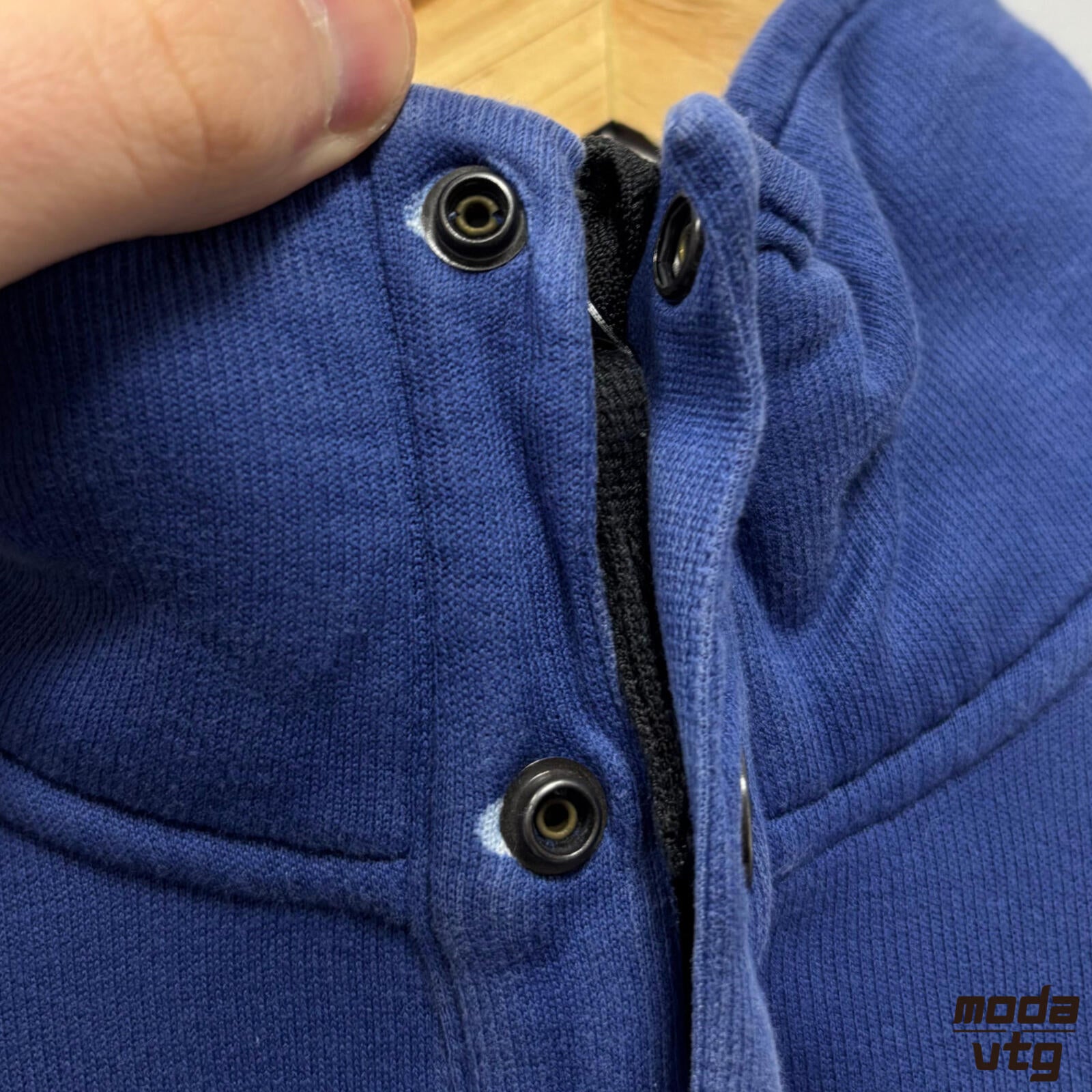 Vintage Y2K Stone Island Sweatshirt Blue Medium Unisex Retro