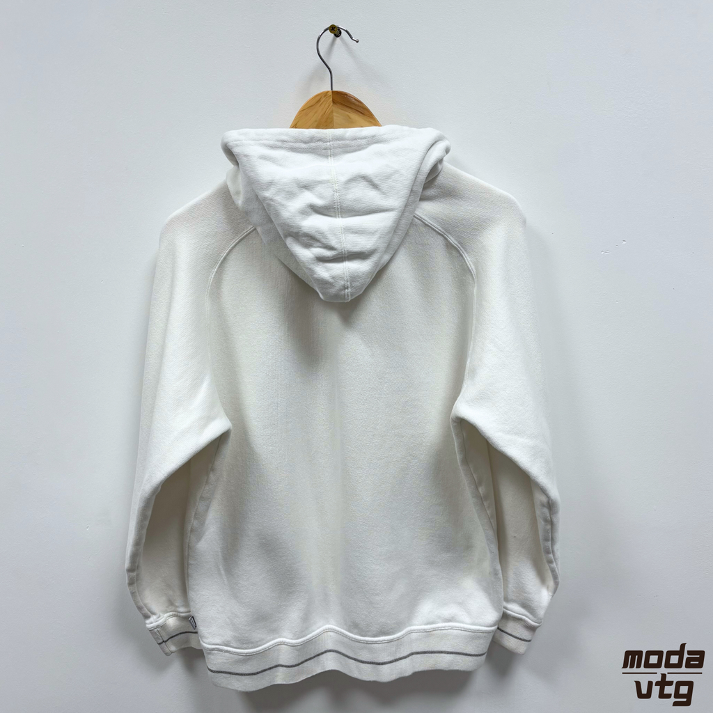 Vintage 90s Adidas Hoodie White Small AAC Adidas Athletic Club