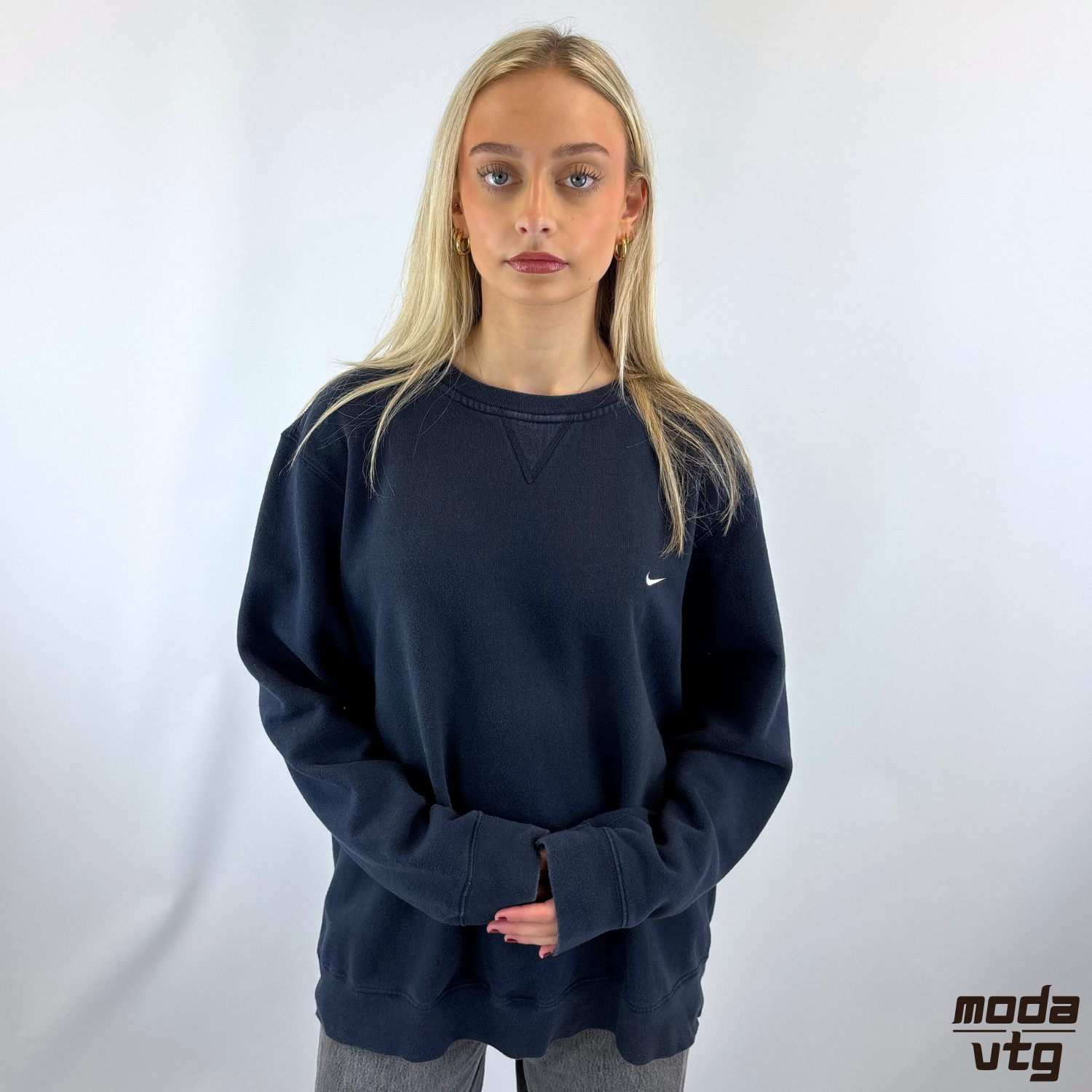 Vintage Y2K Vintage Y2K Nike Sweatshirt Navy Large Crewneck