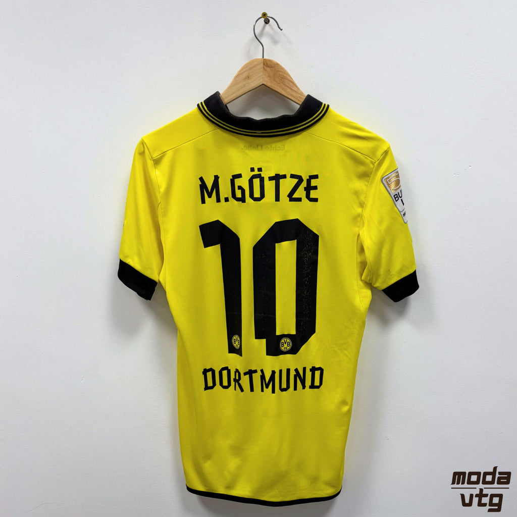 Vintage 2012/13 Borussia Dortmund Jersey Yellow Medium Gotze Puma Home Unisex