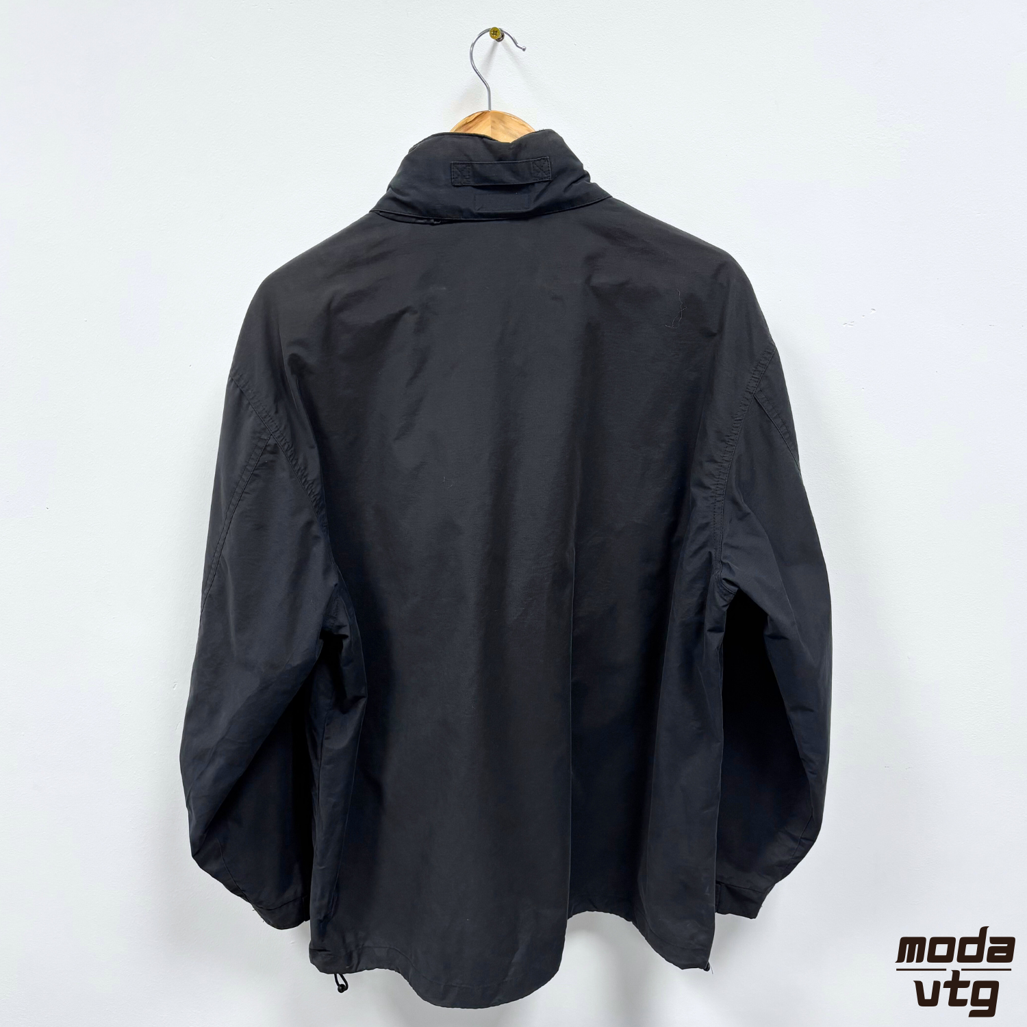 Vintage Y2K GANT Raincoat Black XL