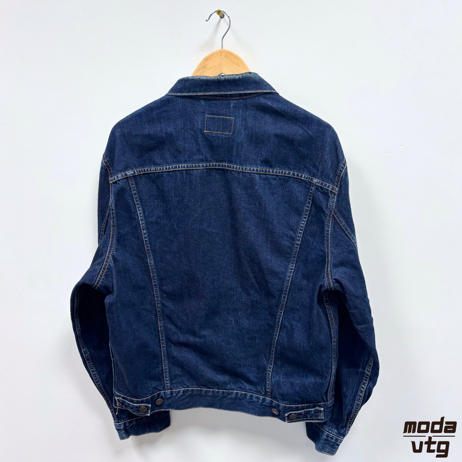 Vintage Y2K Levi’s Denim Jacket Navy Large Retro Unisex