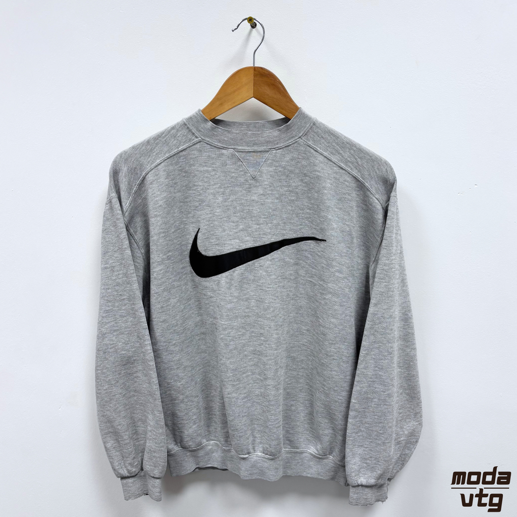 Vintage 90s Nike Sweatshirt Grey XS Crewneck