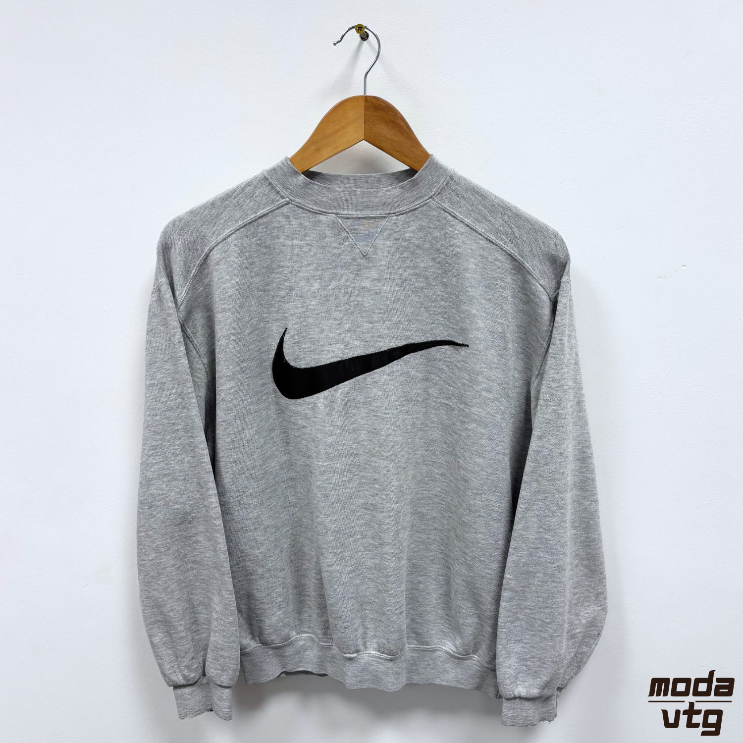 Vintage 90s Nike Sweatshirt Grey XS Crewneck