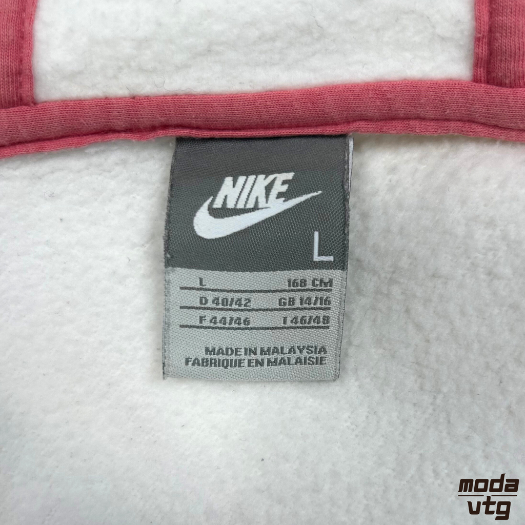 Vintage Y2K Nike Hoodie White Women’s Small Retro Full Zip