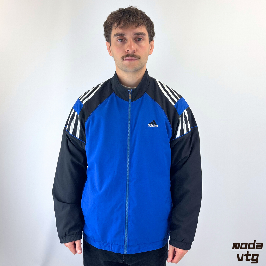 Vintage Y2K Adidas Track Jacket Blue XL