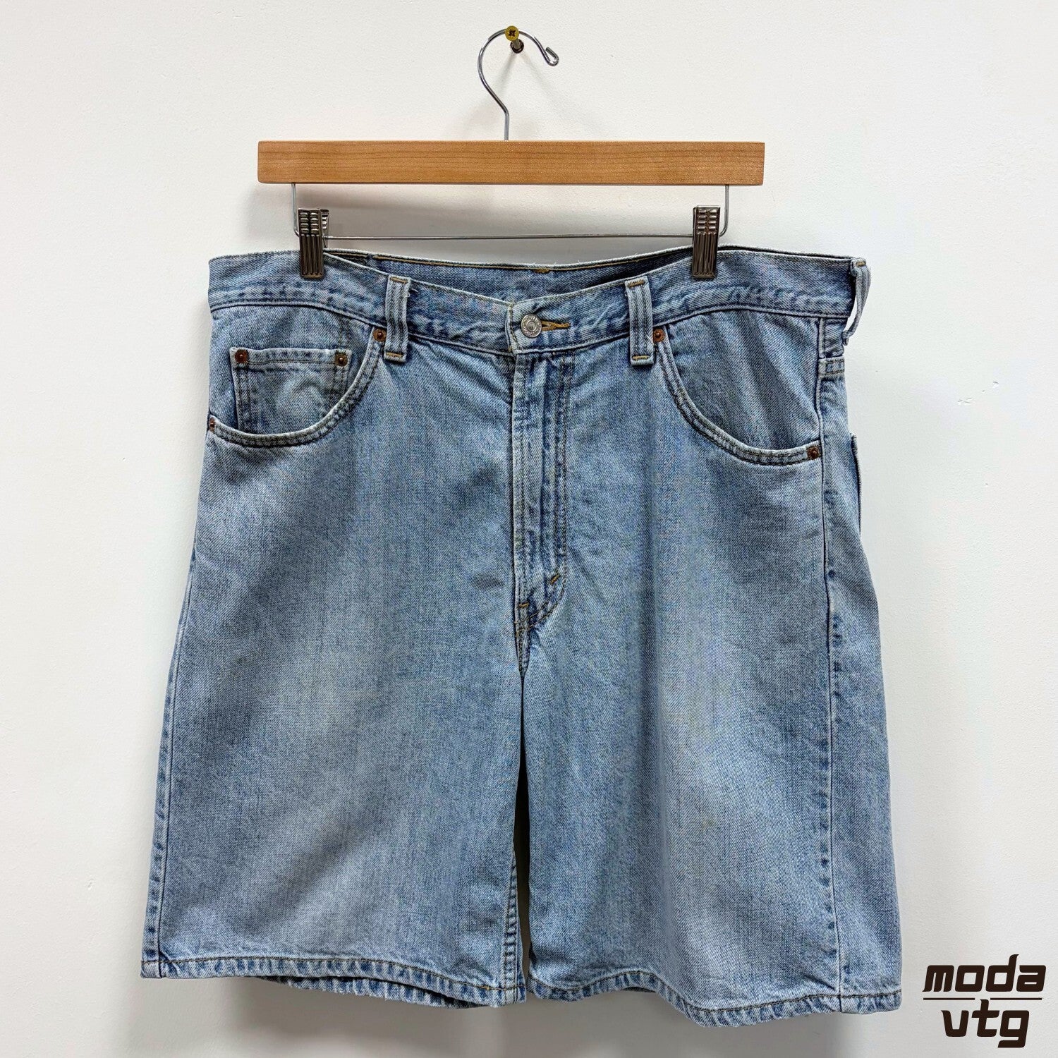 Vintage Y2K Levi’s Jorts Blue 36’ XL Denim Baggy Retro