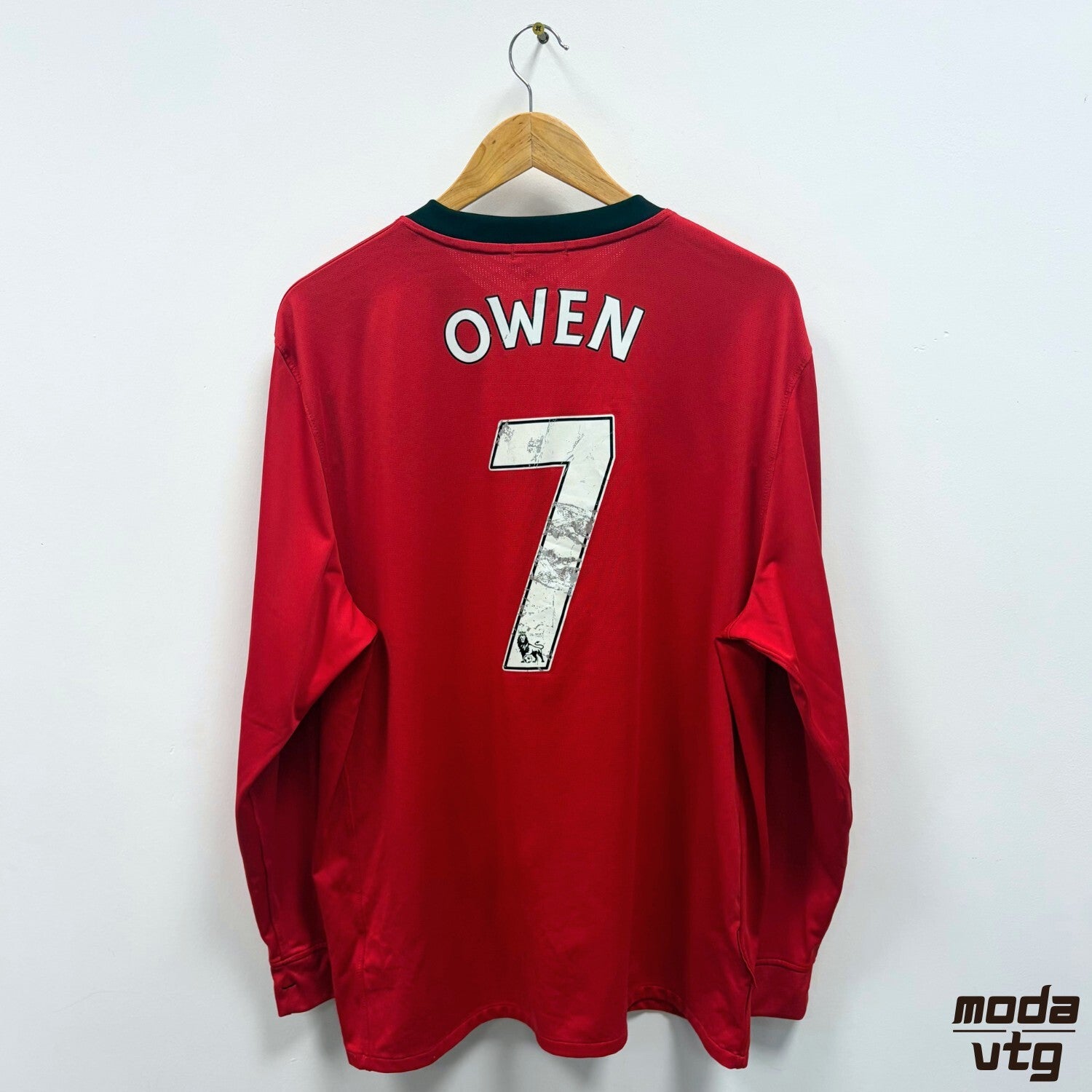Vintage 2009/10 Manchester United Jersey Red XL Michael Owen Retro Unisex Umbro