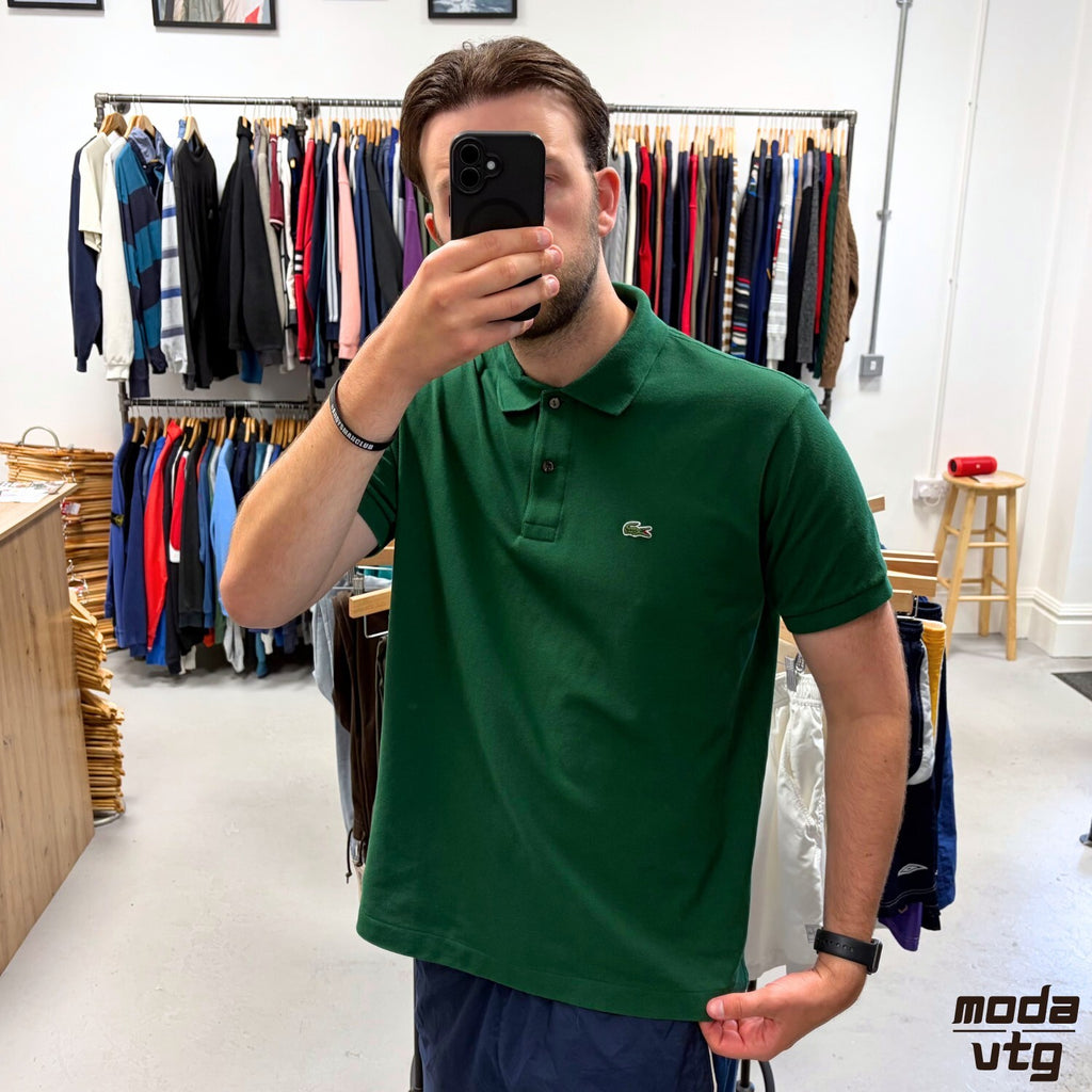 Vintage Y2K Lacoste Polo Green XL Retro Unisex