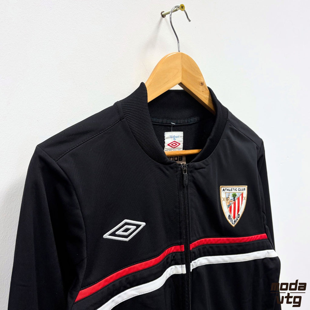 Athletic Bilbao Umbro Track Jacket Black Small 12 13 Full Zip Football La Liga