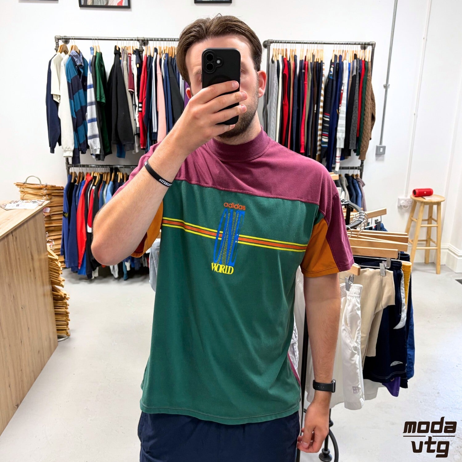 Vintage 90s Adidas T-Shirt Burgundy XL Retro