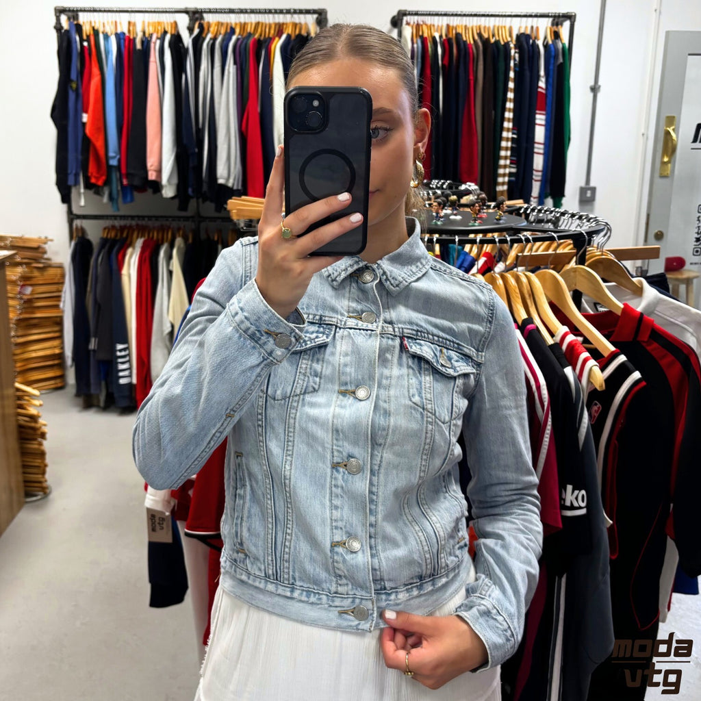 Vintage Y2K Levi’s Denim Jacket Blue Women’s XS Retro
