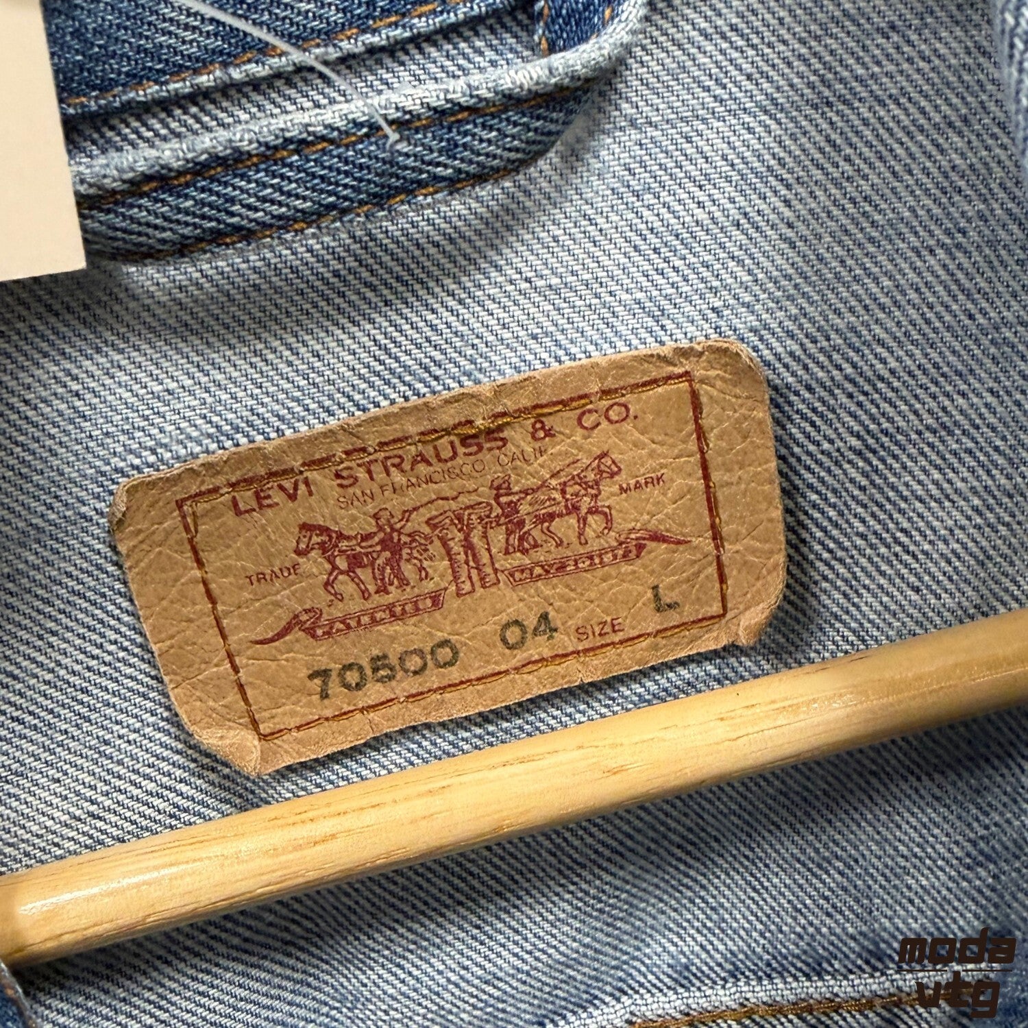 Vintage Y2K Levi’s Denim Jacket Blue Small Unisex Retro