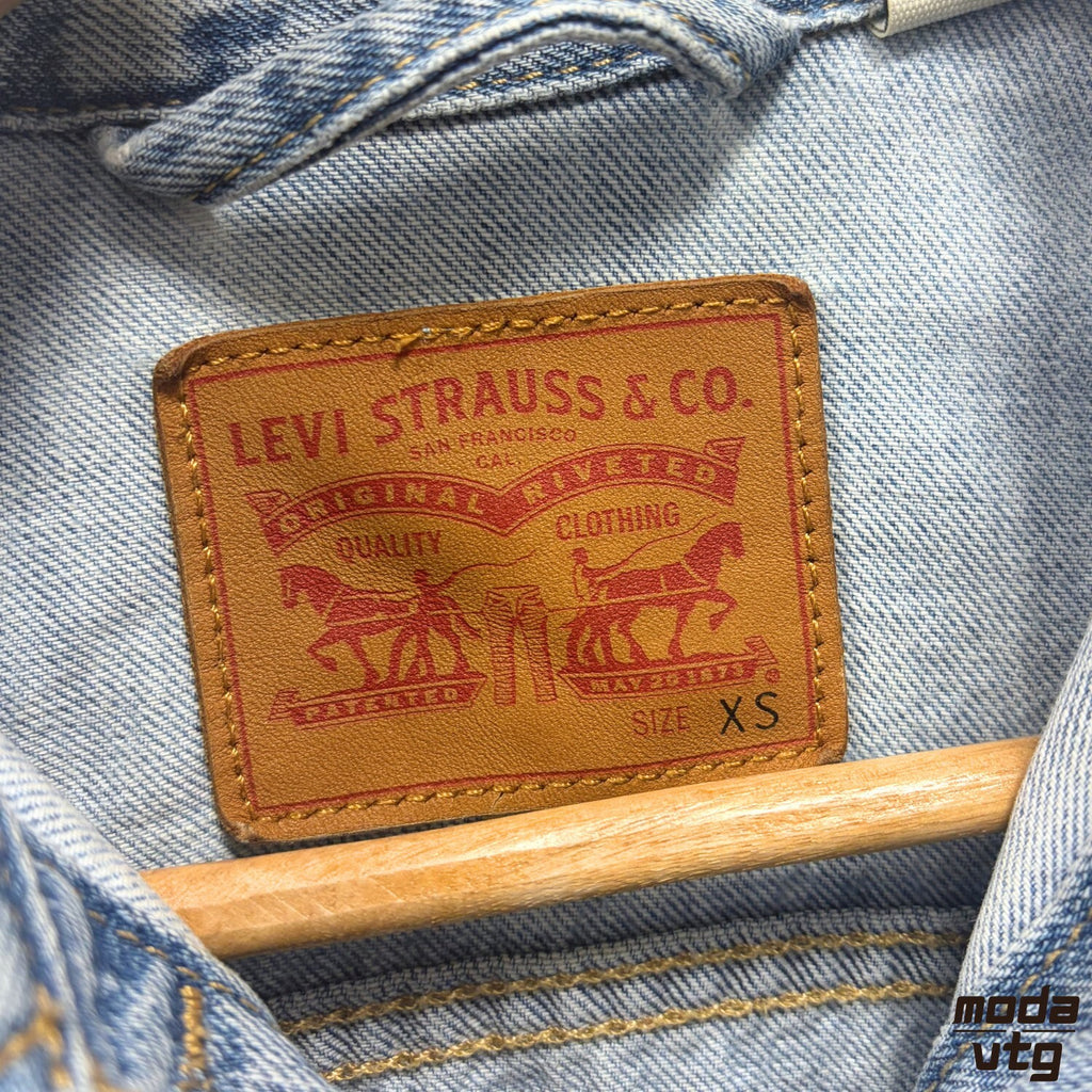Vintage Y2K Levi’s Denim Jacket Blue Women’s XS Retro