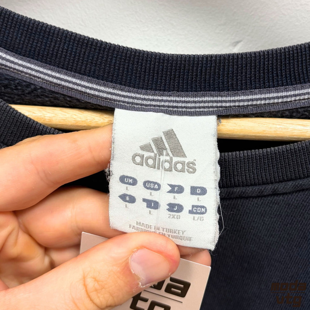 Adidas Sweatshirt Navy Large Vintage 2006 Retro Sporty Athletic Streetwear Crew