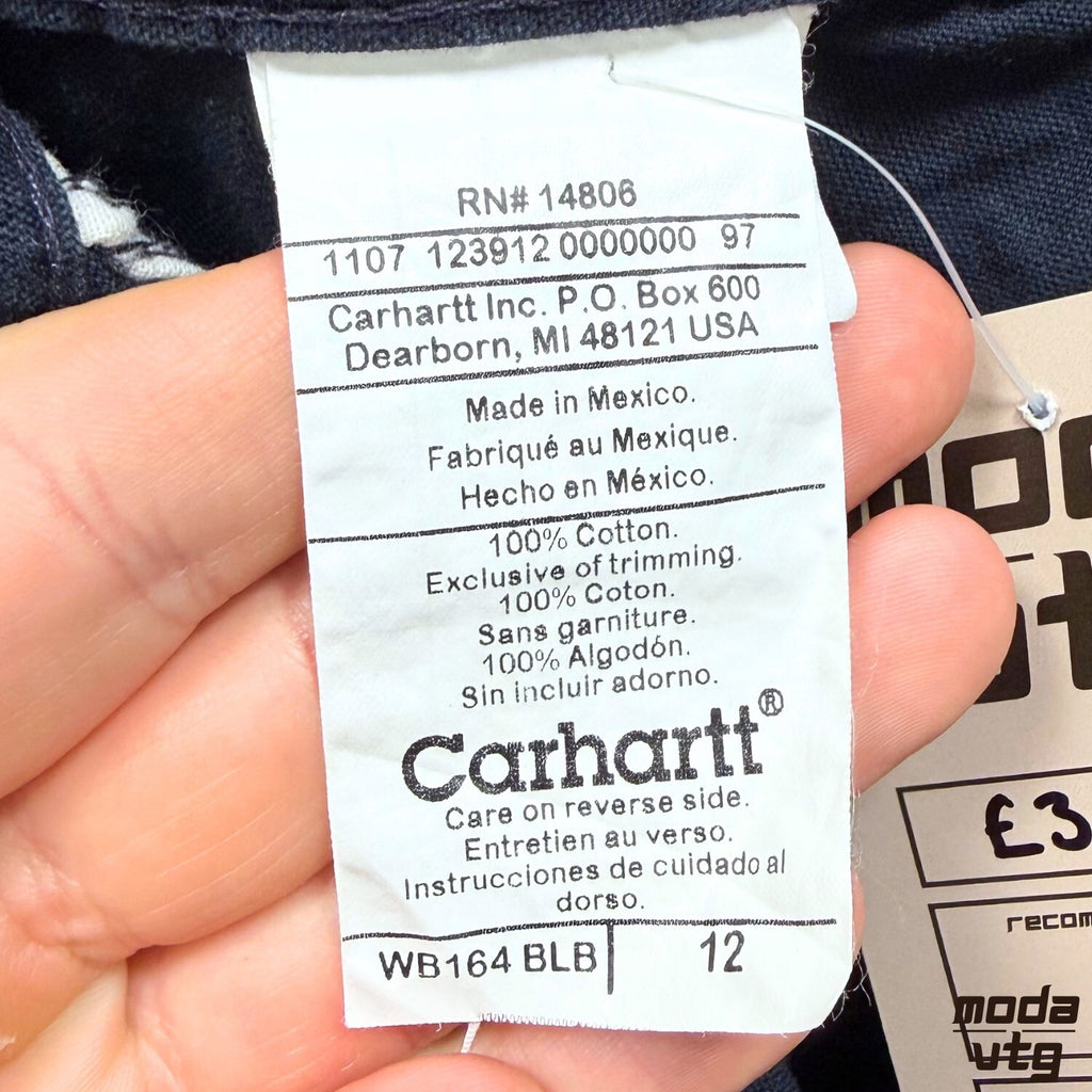 Vintage Y2K Carhartt Shorts Navy Women’s Large Workwear Retro