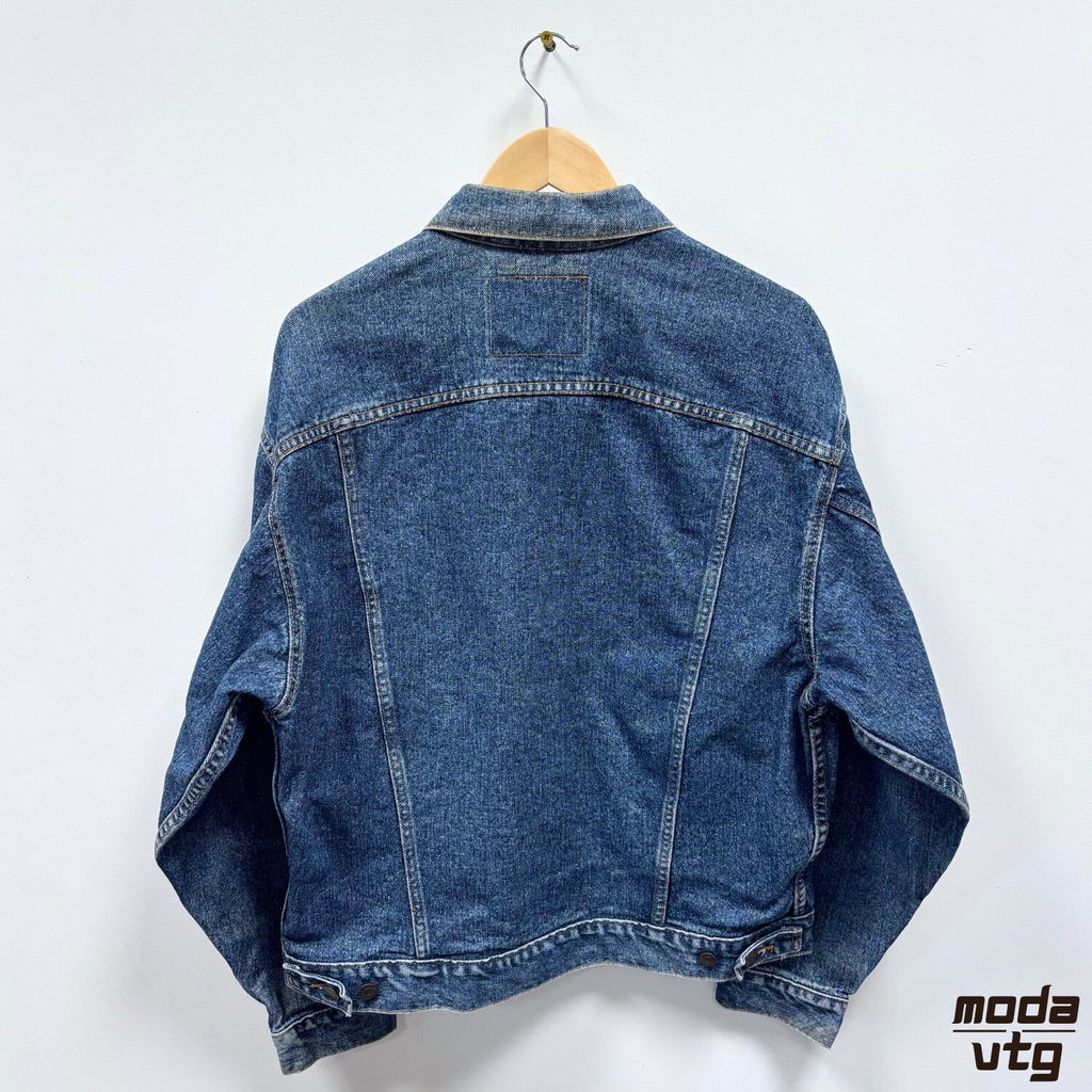 Levis Denim Jacket Blue Large Trucker Vintage Retro Workwear Streetwear Unisex