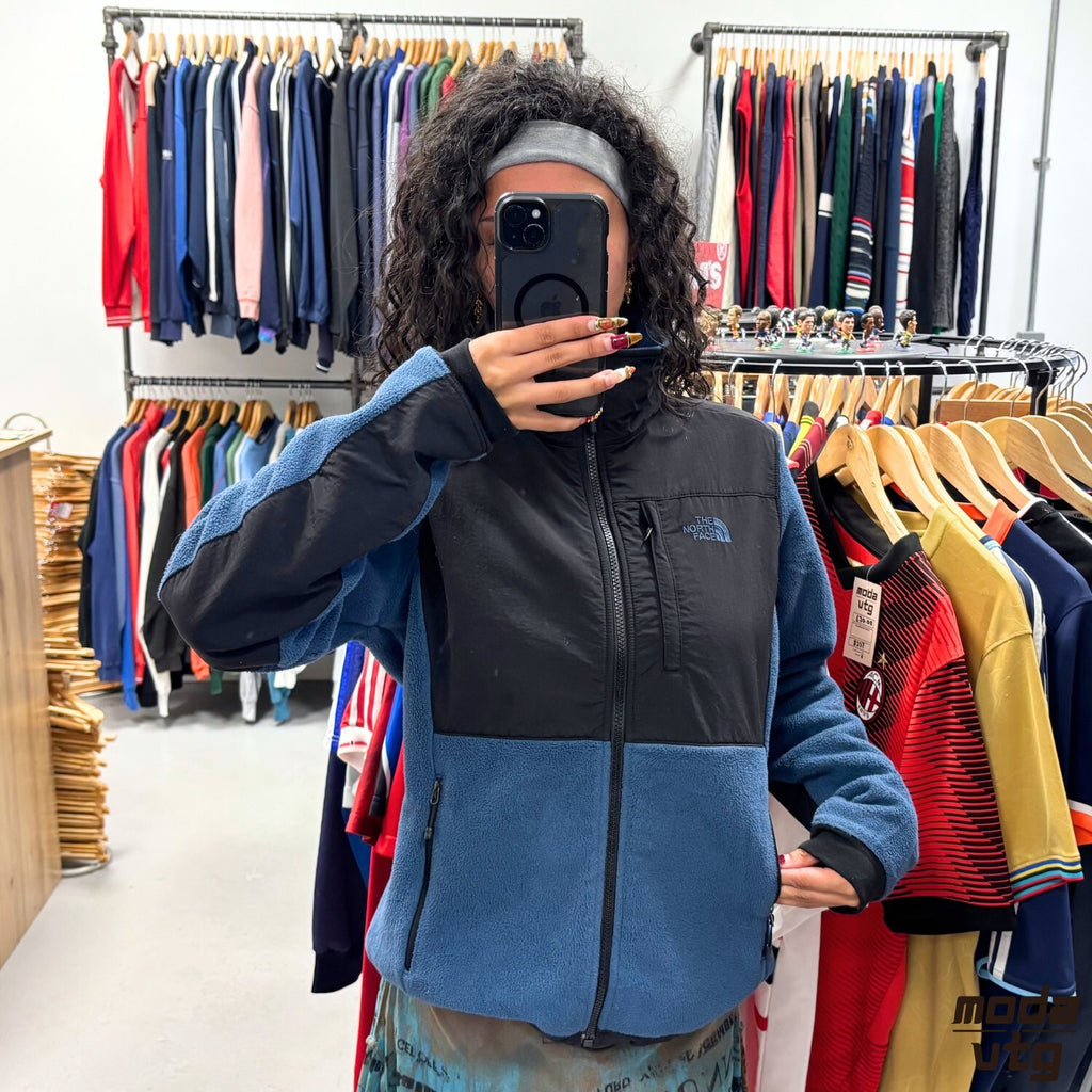 Vintage Y2K The North Face Denali Fleece Navy Women’s Small Retro Outdoors