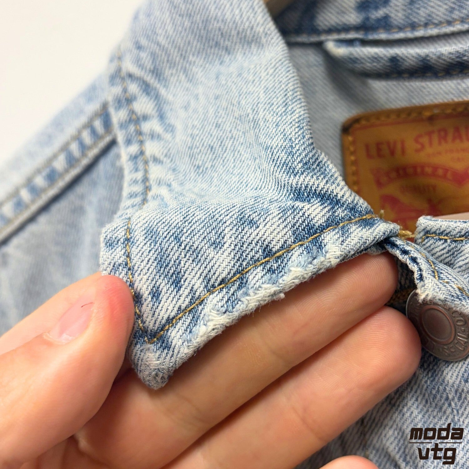 Vintage Y2K Levi’s Denim Jacket Blue Women’s XS Retro