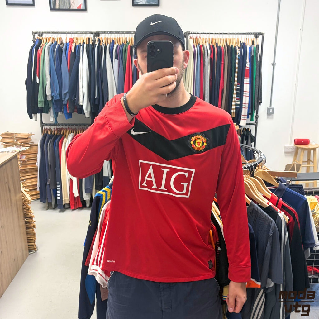 Vintage 2009/10 Manchester United Jersey Red XL Michael Owen Retro Unisex Umbro