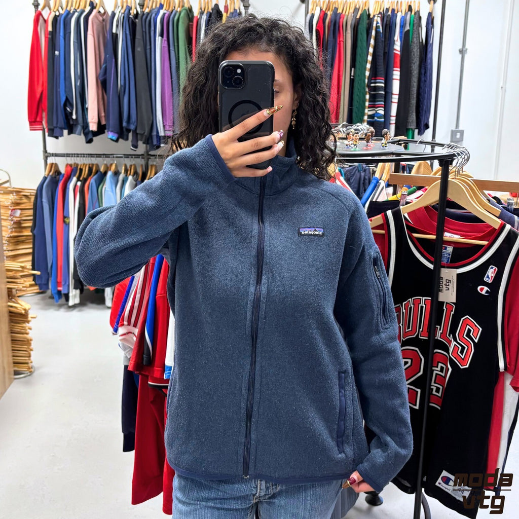 Vintage Y2K Patagonia Fleece Blue Small Retro Unisex