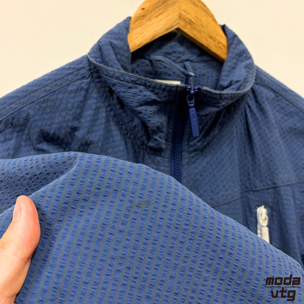 Vintage Y2K Adidas Track Jacket Blue Medium Retro Unisex