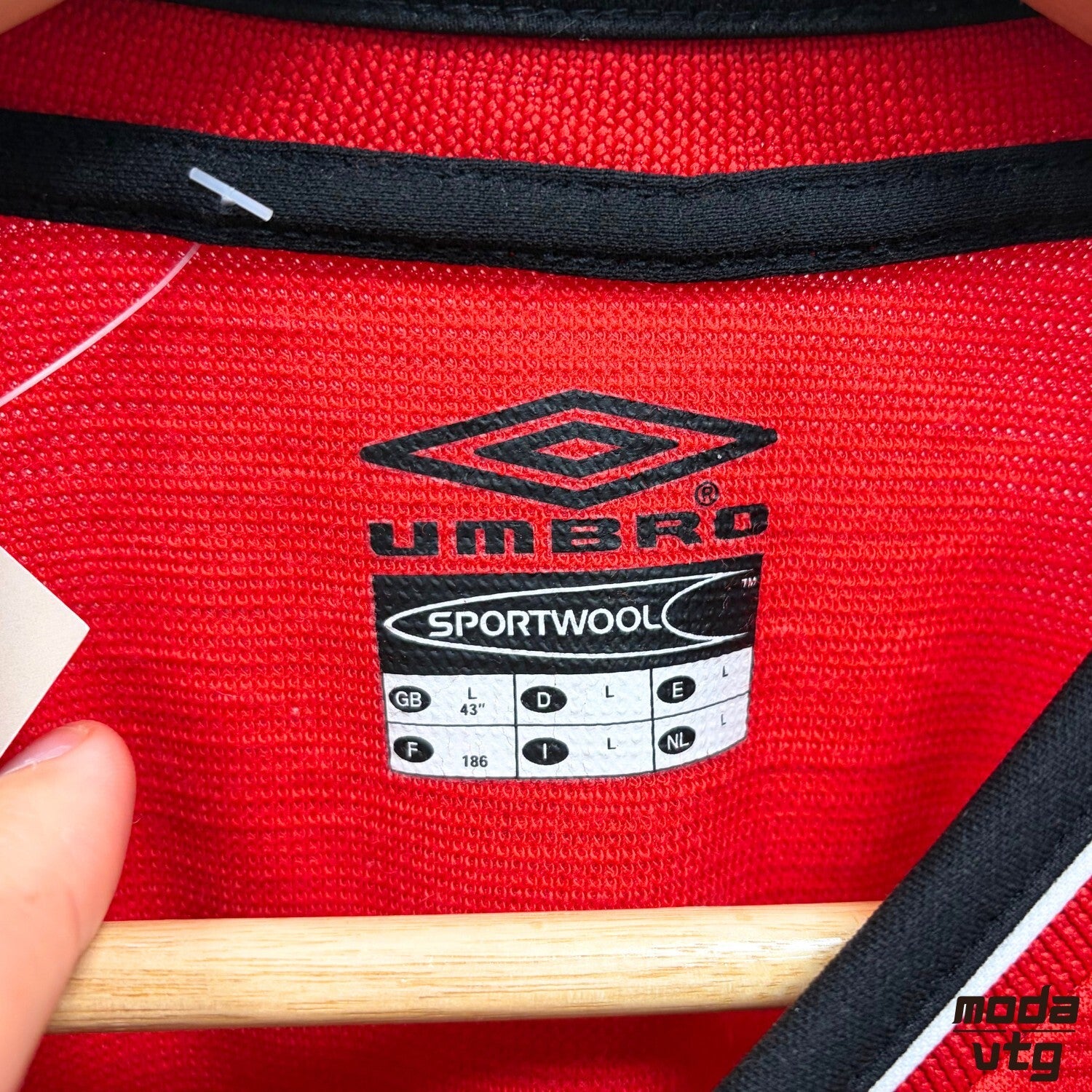 Manchester United Umbro Home Shirt Red Large Vintage 2000 Retro Football