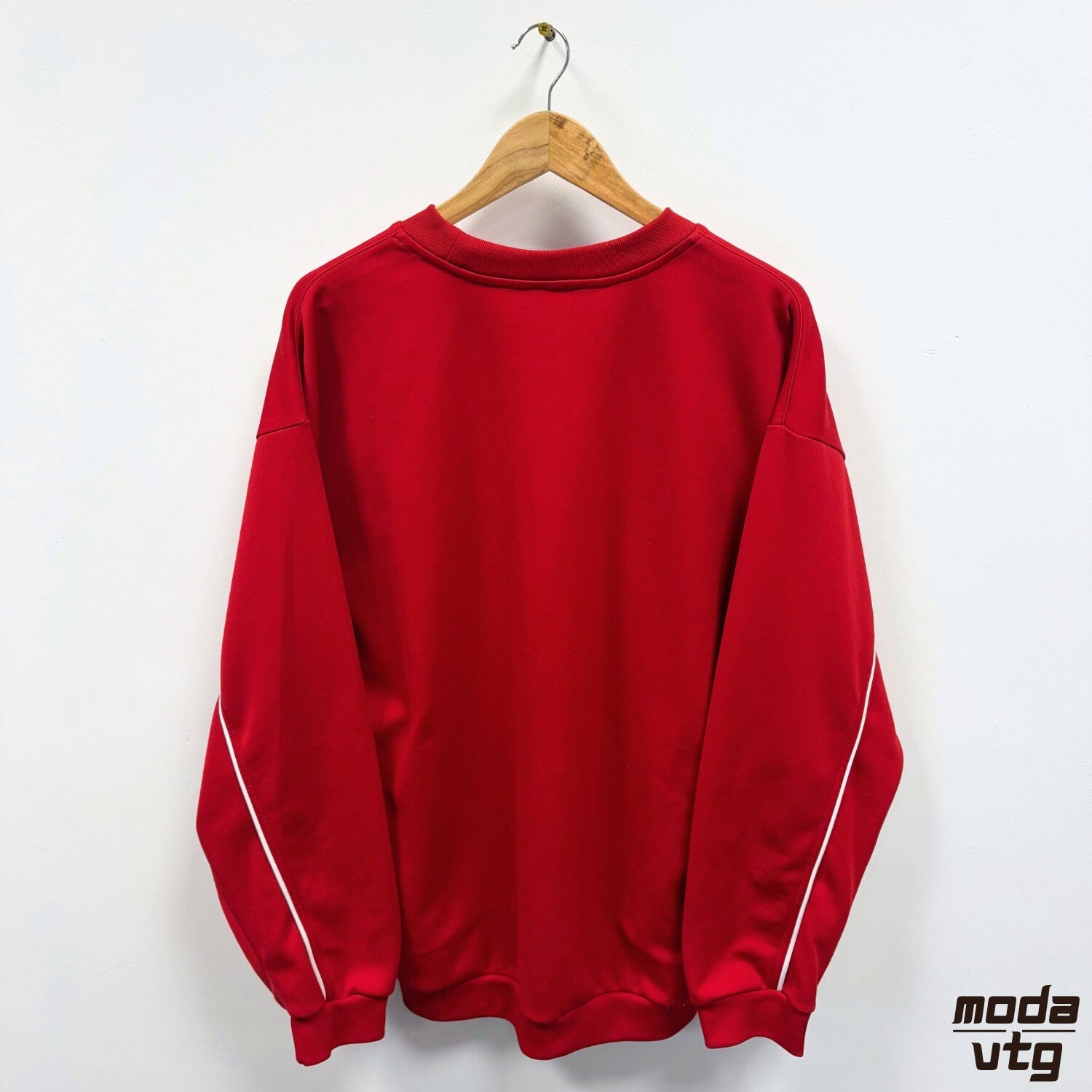 Nike Total 90 Sweatshirt Red Large Vintage Y2K Football T90 Retro Sport