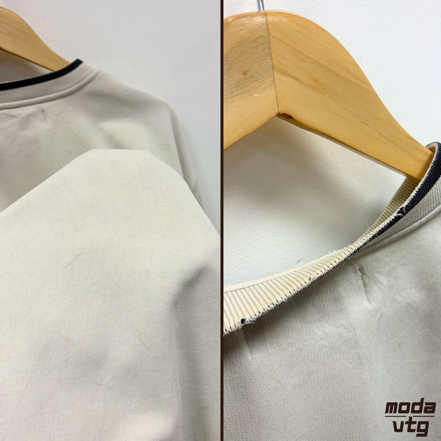Vintage 90s Kappa Sweatshirt Beige XL Retro