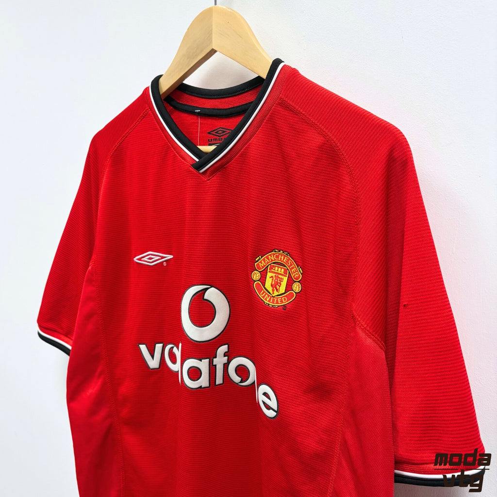 Manchester United Umbro Home Shirt Red Large Vintage 2000 Retro Football