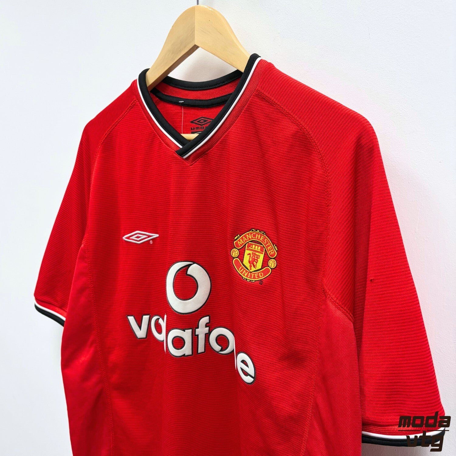 Manchester United Umbro Home Shirt Red Large Vintage 2000 Retro Football