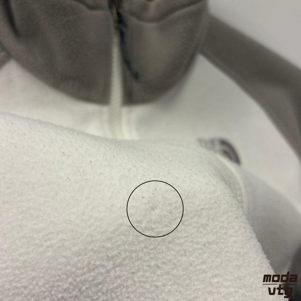 Vintage Y2K The North Face Fleece White Medium Retro Outdoors