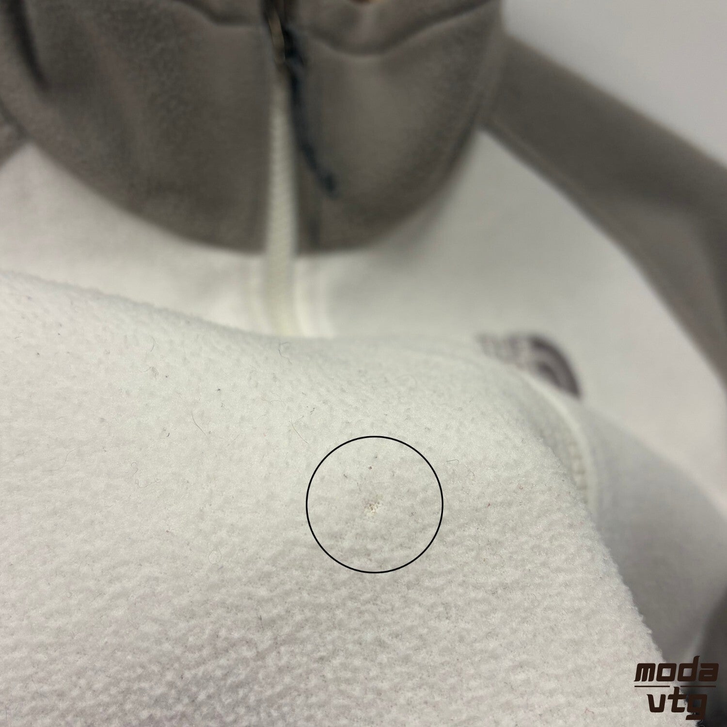 Vintage Y2K The North Face Fleece White Medium Retro Outdoors