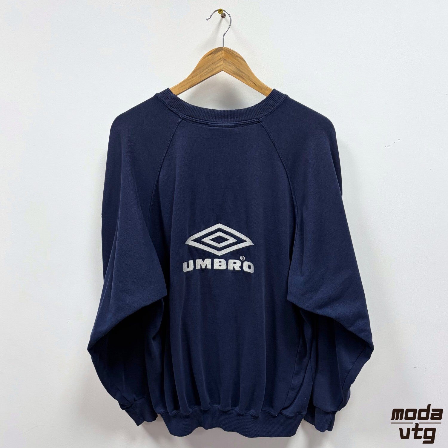 Vintage 90s Umbro Sweatshirt Navy Large Retro Unisex
