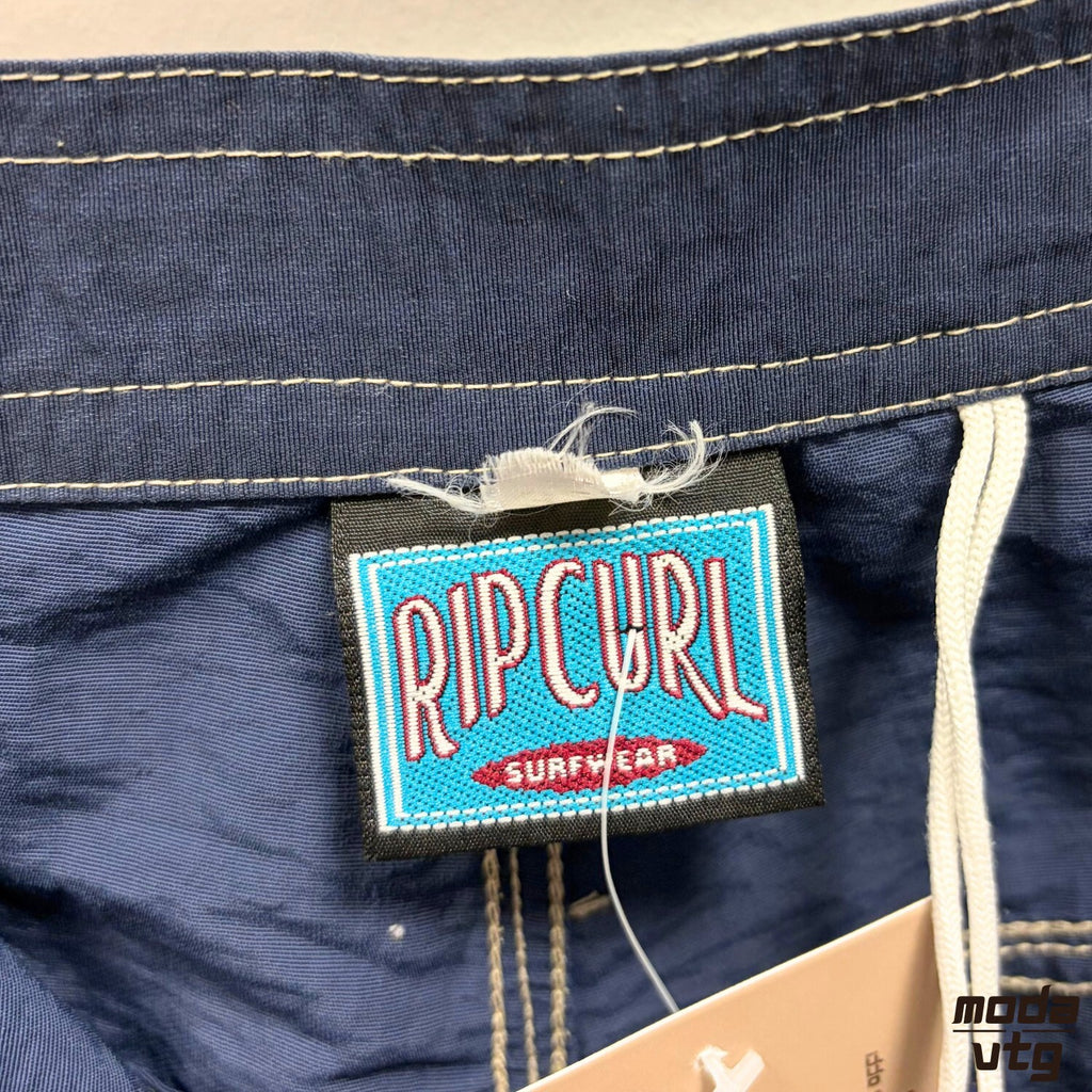 Vintage Y2K Rip Curl Shorts Navy Medium Retro Suftwear Baggy