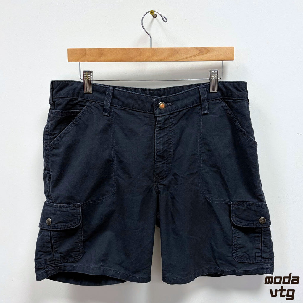 Vintage Y2K Carhartt Shorts Navy Women’s Large Workwear Retro