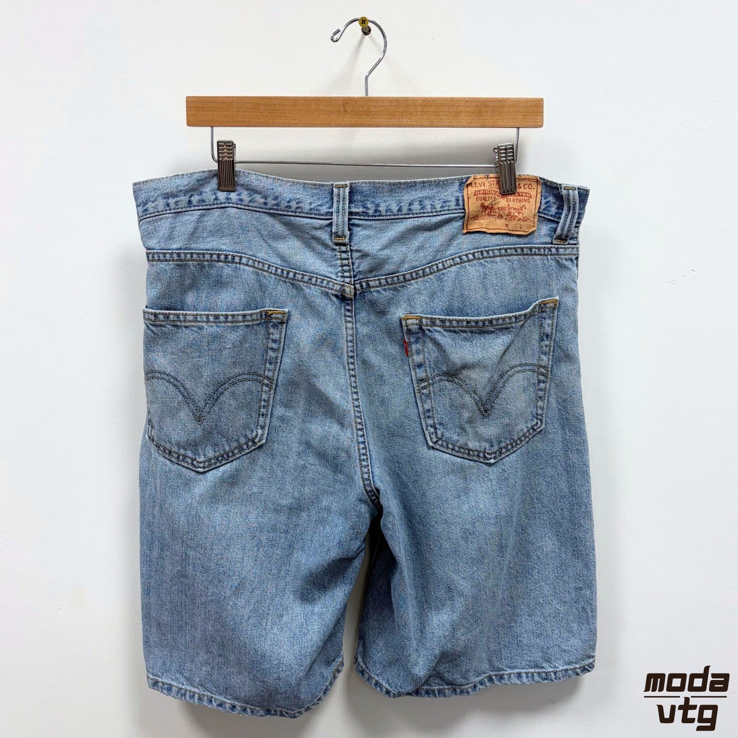 Vintage Y2K Levi’s Jorts Blue 36’ XL Denim Baggy Retro