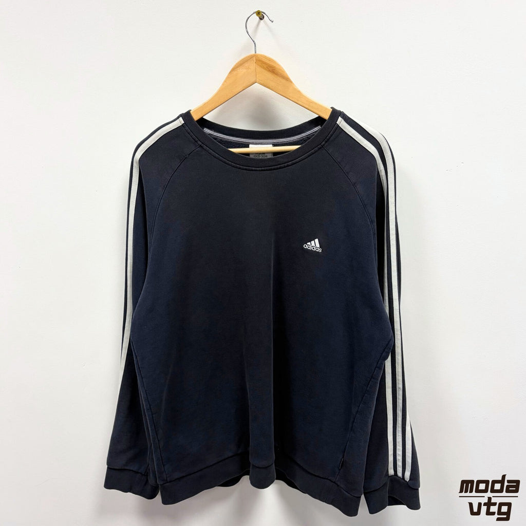 Adidas Sweatshirt Navy Large Vintage 2006 Retro Sporty Athletic Streetwear Crew