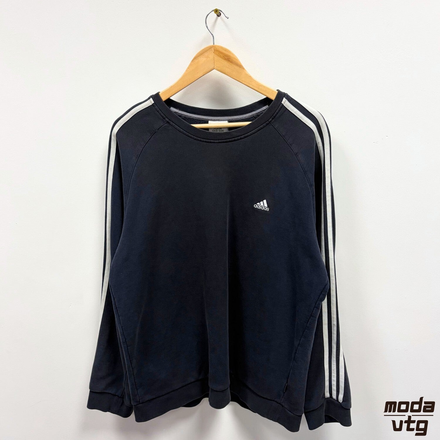 Adidas Sweatshirt Navy Large Vintage 2006 Retro Sporty Athletic Streetwear Crew