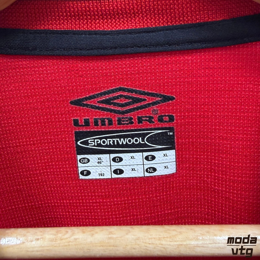 Vintage 2000/02 Manchester United Jersey Red XL Retro Unisex Umbro