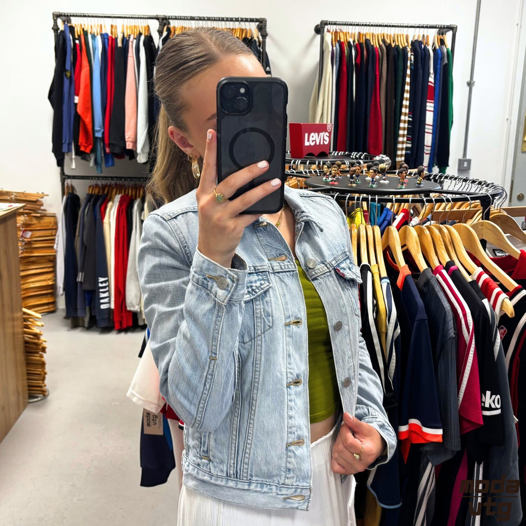 Vintage Y2K Levi’s Denim Jacket Blue Women’s XS Retro