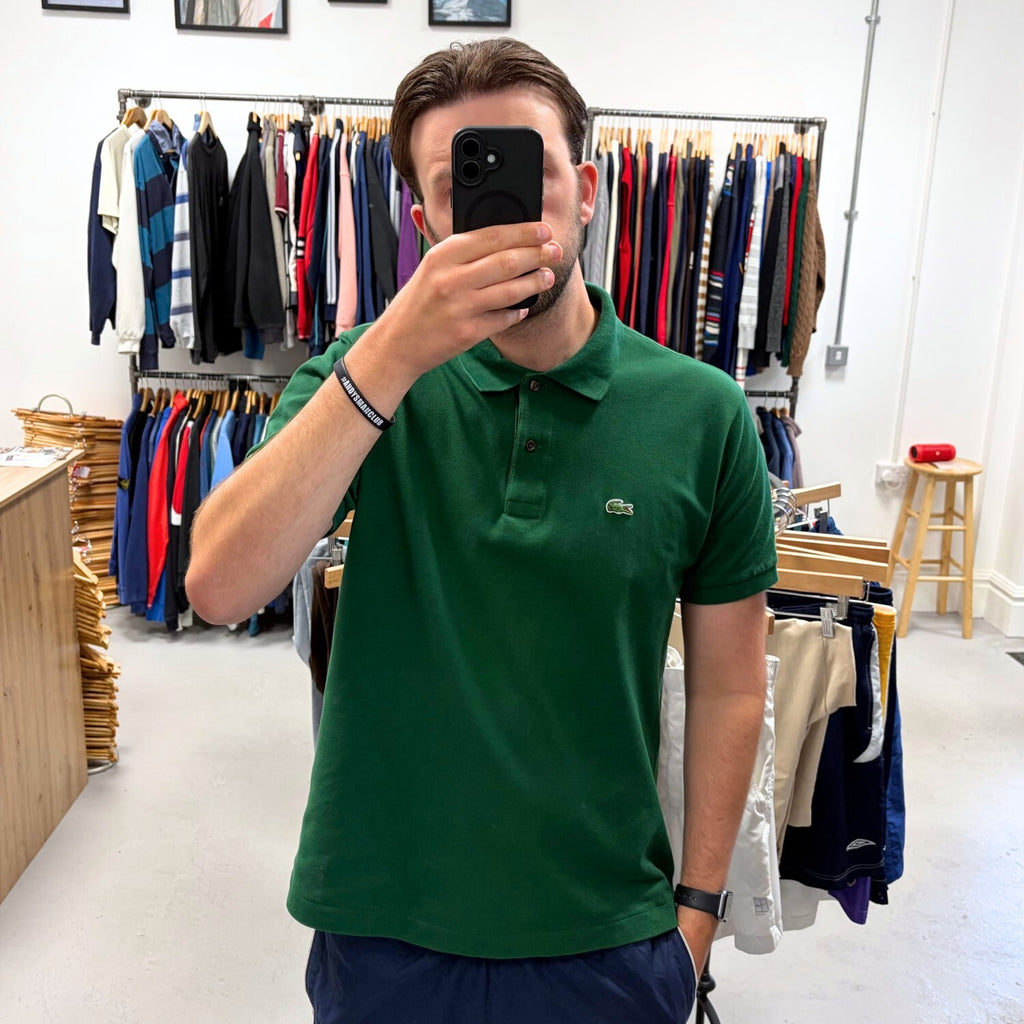 Vintage Y2K Lacoste Polo Green XL Retro Unisex