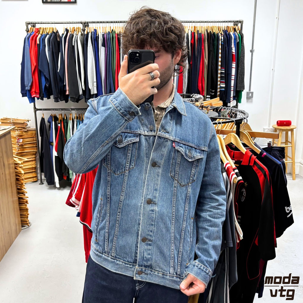 Vintage Y2K Levi’s Denim Jacket Blue Large Retro