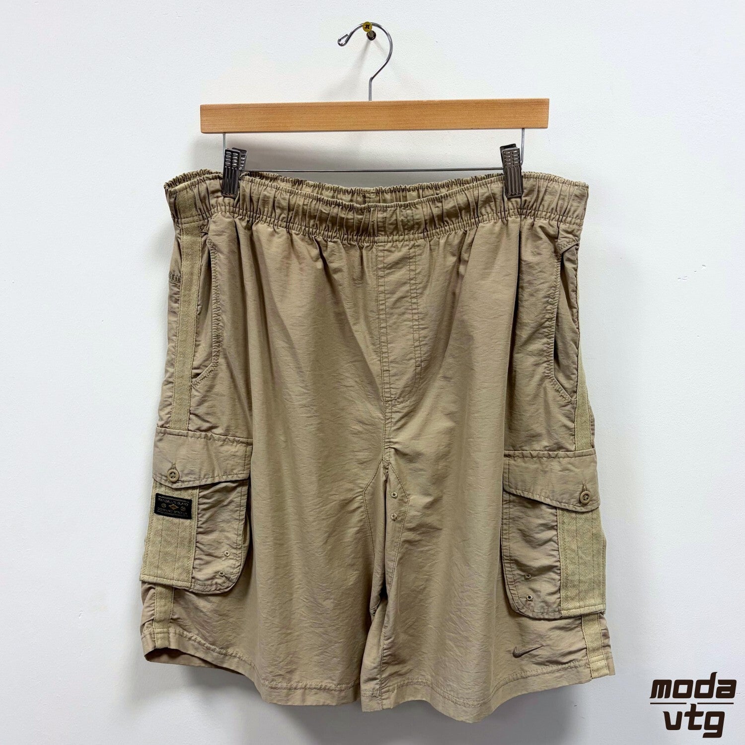Vintage Y2K Nike Cargo Shorts Black XL Retro Unisex