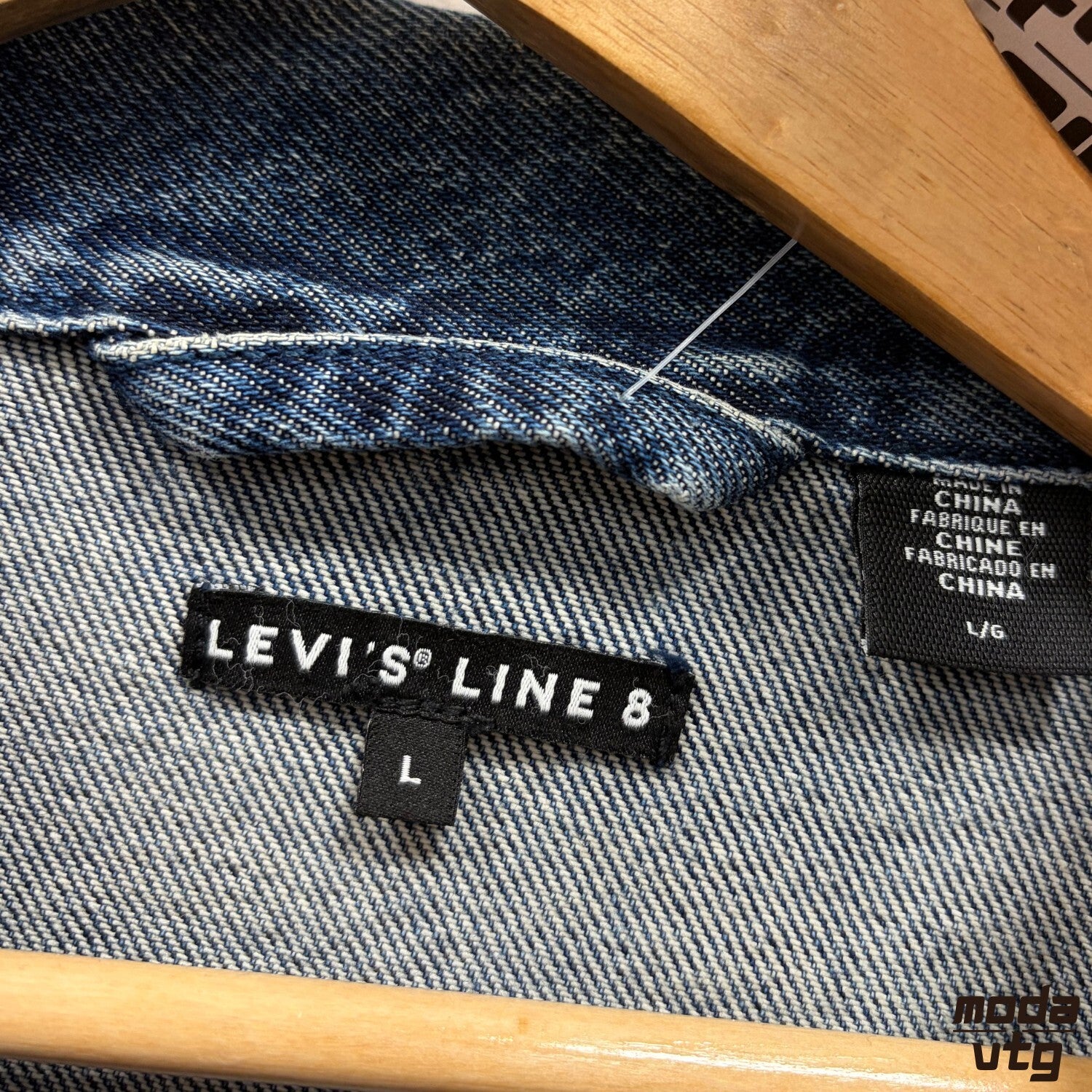Vintage Y2K Levi’s Denim Jacket Navy Medium Unisex Retro