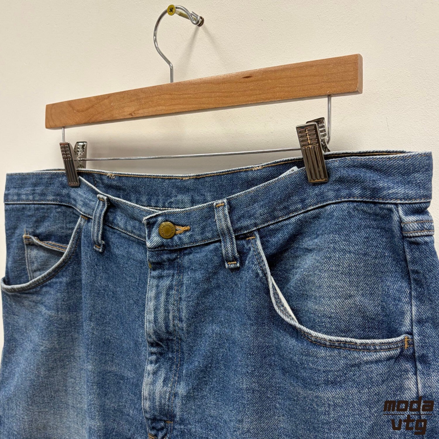 Wrangler Jorts Blue Mens 36 Vintage Denim Shorts Workwear Baggy Y2K Retro
